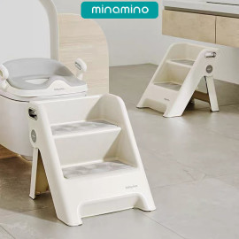 Ghế bậc thang, ghế kê chân toilet Babyviva cho bé gấp gọn
