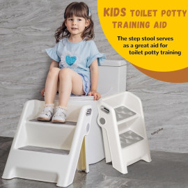 Ghế bậc thang, ghế kê chân toilet Babyviva cho bé gấp gọn