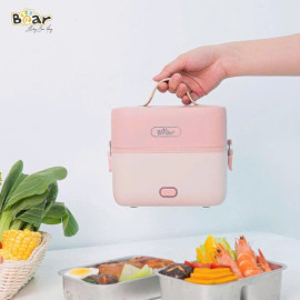 Hộp cơm cắm điện 2 tầng 1.2L Bear SB-HC12L, bảo hành 18 tháng