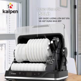 Máy sấy bát diệt khuẩn UV Kalpen DD99 dung tích 58L chuẩn Đức, bảo hành 24 tháng