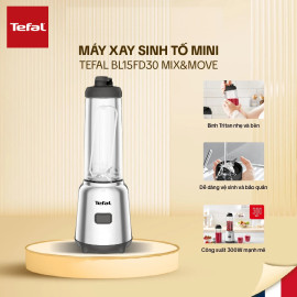 Máy xay sinh tố mini 2 cối 600ml Tefal Mix & Move BL15FD30 300W