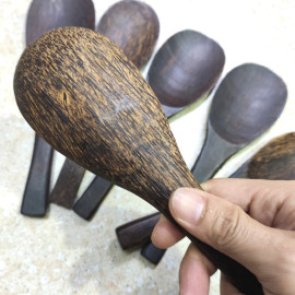 Muôi gỗ dừa tự nhiên xuất Nhật chống mốc dài 23cm