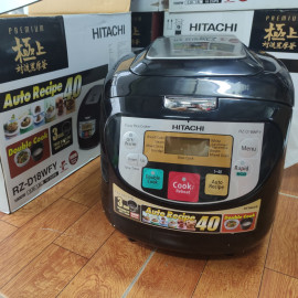 Nồi cơm điện tử 1.8 lít Hitachi RZ-D18WFY (BK) công nghệ Double Cook, sản xuất Thái Lan