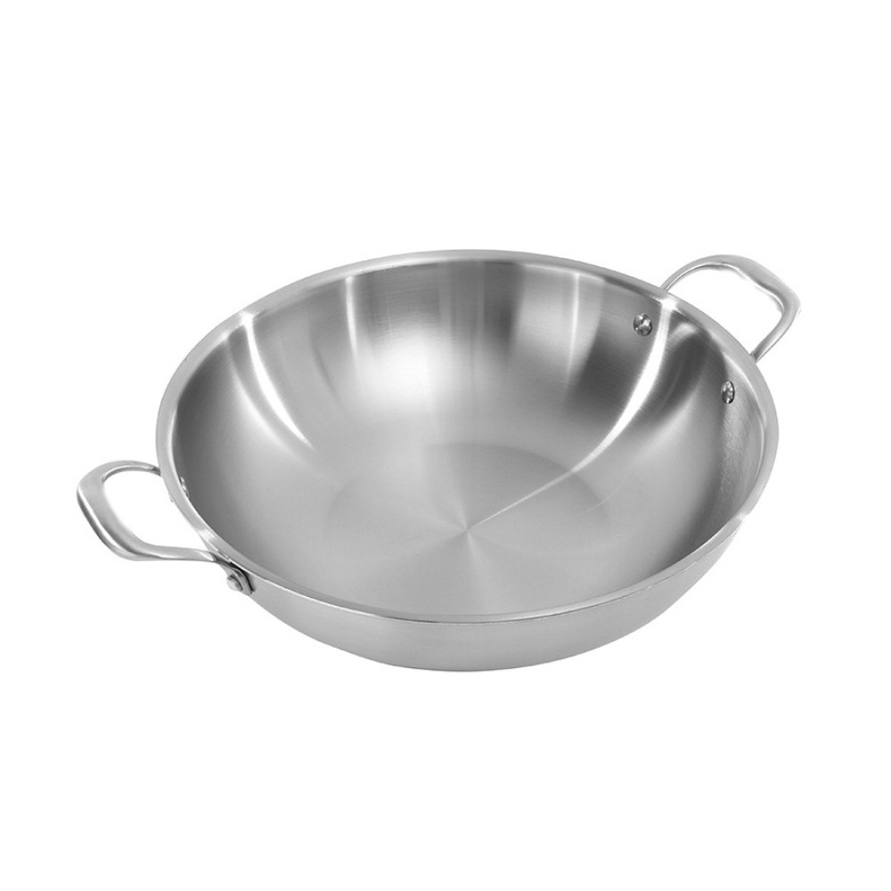 Chào xào Inox 304 thân đúc đáy liền Pencica Italy 36cm hàng xuất EU