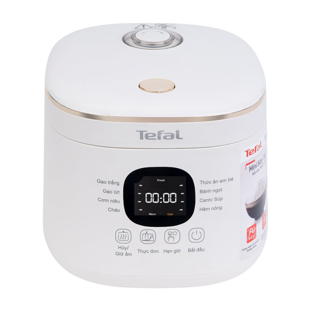 Nồi cơm điện tử Tefal Rice Mate Mini RK515168 dung tích 0.7L, bảo hành 2 năm