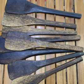 Xẻng lật thức ăn bằng gỗ dừa Việt Nam xuất Nhật chống mốc 32cm