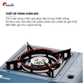 Bếp ga mini Maxsun Hàn Quốc MS-520 công suất 2.2kW - Hàng Chính Hãng