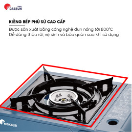 Bếp ga mini Maxsun Hàn Quốc MS-520 công suất 2.2kW - Hàng Chính Hãng