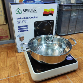 Bếp từ đơn Spelier Đức SP-09T công suất 2000W, bảo hành 3 năm