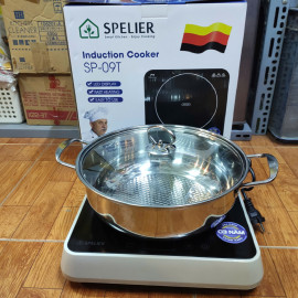 Bếp từ đơn Spelier Đức SP-09T công suất 2000W, bảo hành 3 năm