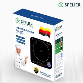 Bếp từ đơn Spelier Đức SP-09T công suất 2000W, bảo hành 3 năm