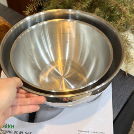 Bộ 2 tô trộn Inox cao cấp Arber AN-06VH (20cm và 24cm)
