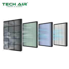 Bộ màng lọc PM2.5, Hepa 4 cấp cho Máy cấp khi tươi Tech Air 350m3/h