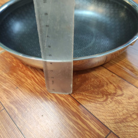 Chảo Inox 304 đúc liền chống dính Blackcube Kimscook Make Up 22cm