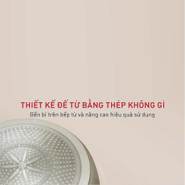 Chảo sâu lòng chống dính Titanium Tefal Sensations 28cm đáy từ