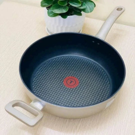 Chảo sâu lòng chống dính Titanium Tefal Sensations 28cm đáy từ