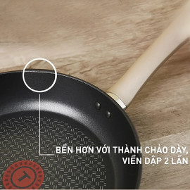 Chảo sâu lòng chống dính Titanium Tefal Sensations 28cm đáy từ