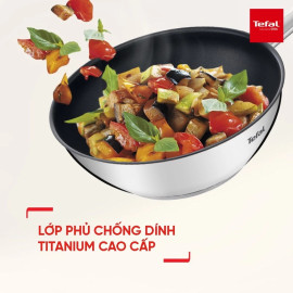 Chảo xào chống dính Inox cao cấp Tefal Cook Eat B9221904 size 28cm