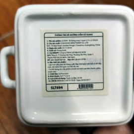 Dĩa sứ đựng gia vị 2 quai Casa Zen designed by Lock&Lock SLT694