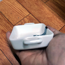 Dĩa sứ đựng gia vị 2 quai Casa Zen designed by Lock&Lock SLT694