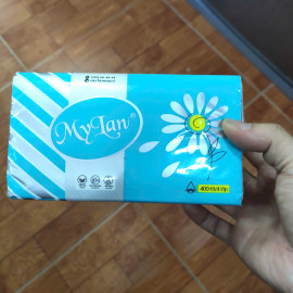 Thùng 20 gói Giấy rút đa năng cao cấp Hoa Cúc 4 lớp MyLan (400 tờ/gói)