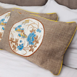 Gối thảo dược ngải cứu cắm điện Seka SK750 massage thư giãn