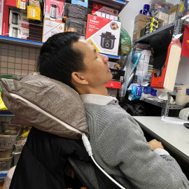 Gối thảo dược ngải cứu cắm điện Seka SK750 massage thư giãn