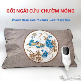 Gối thảo dược ngải cứu cắm điện Seka SK750 massage thư giãn