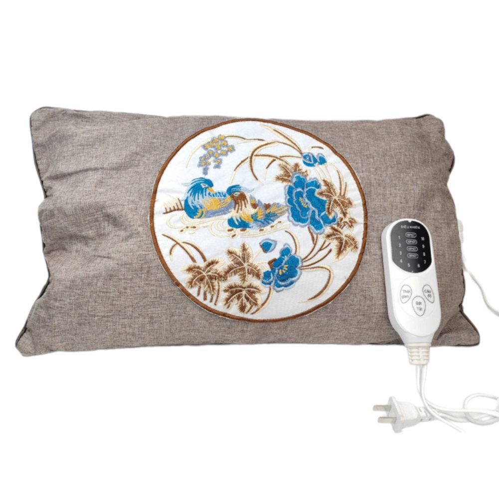 Gối thảo dược ngải cứu cắm điện Seka SK750 massage thư giãn