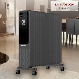 Máy sưởi dầu 15 thanh Tiross TS9222 công suất 2800W kèm khiển từ xa