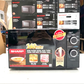 Lò vi sóng Sharp R-2030E-CH dung tích 20L công suất 800W, khoang lò thép không gỉ