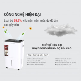 Máy hút ẩm, lọc không khí Masterboss 60 lít BOSS-60L