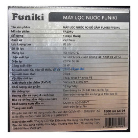 Máy lọc nước RO để gầm Funiki FP204U, 11 lõi, 20L/h, bảo hành 36 tháng