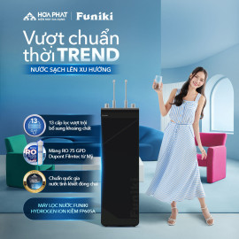Máy lọc nước Hydrogen ion Kiềm nóng lạnh Funiki FP605A, 13 lõi