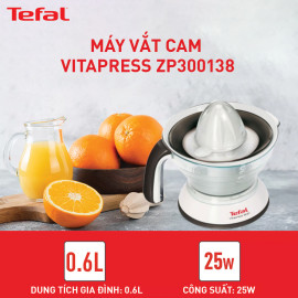 Máy vắt cam Tefal Vitapress ZP300138 công suất 25W chuẩn Pháp, bảo hành 2 năm
