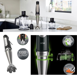Máy xay sinh tố cầm tay Braun MQ 7045X MultiQuick 7 công suất 1000W, Made in Romania