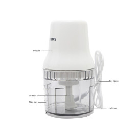 Máy xay thịt PHILIPS HR1393/00 dung tích 0.7L công suất 450W - Hàng Chính Hãng
