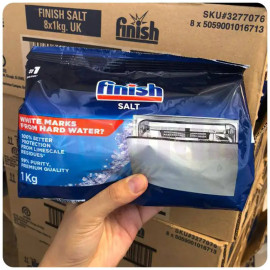 Muối rửa bát Finish Dishwasher Salt 1kg hàng nhập khẩu
