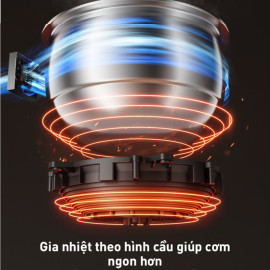 Nồi cơm điện cao tần ruột Inox chống dính tự nhiên 1.5L Joyoung JNRC-401
