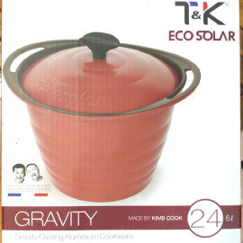 Nồi hầm nhôm đúc Hàn Quốc KImscook T&K Eco Solar 24cm dung tích 6L