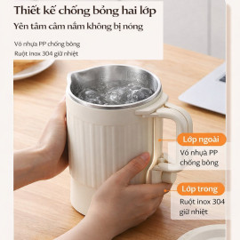 Nồi nấu điện mini đa năng Besky Kettle KN-1008 dung tích 0.8L, công suất 800W