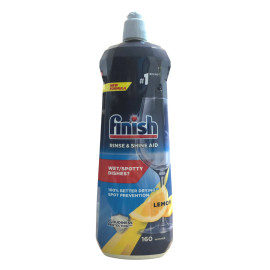 Nước làm bóng Finish Rinse & Shine Aid 800ml hương chanh hàng Châu Âu