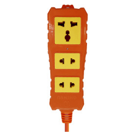 Ổ cắm điện 3 cửa lõi sứ có dây Ominsu Q3500C 3500w dây 10m, bảo hành 2 năm