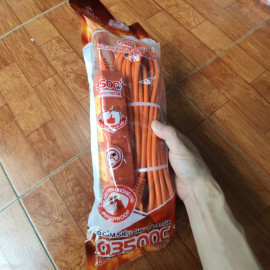 Ổ cắm điện 3 cửa lõi sứ có dây Ominsu Q3500C 3500w dây 10m, bảo hành 2 năm