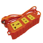 Ổ cắm điện 3 cửa lõi sứ có dây Ominsu Q3500C 3500w dây 3m, bảo hành 2 năm