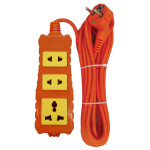 Ổ cắm điện 3 cửa lõi sứ có dây Ominsu Q3500C 3500w dây 5m, bảo hành 2 năm