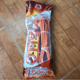 Ổ cắm điện 3 cửa lõi sứ có dây Ominsu Q3500C 3500w dây 5m, bảo hành 2 năm