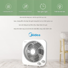 Quạt hộp tản gió Midea KYT30-21MA công suất 36W cánh 12 inch, bảo hành 12 tháng
