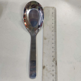 Thìa phở inox cao cấp S60613 dài 16.5x4.6cm đáy phẳng