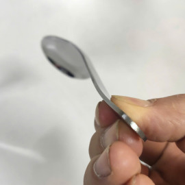 Thìa phở Stainless Steel D001 dài 18cmx4,5cm đáy phẳng